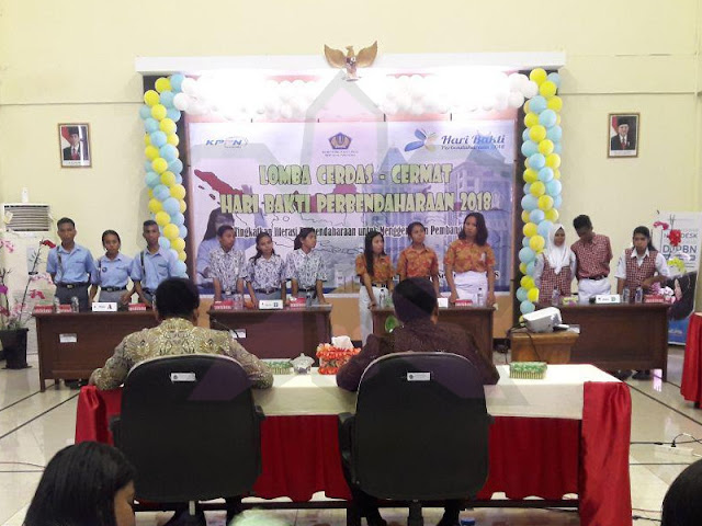 KPPN Saumlaki Gelar Lomba Cerdas Cermat Bagi Siswa-Siswa di Tanimbar