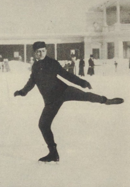 Photograph of Hungarian figure skater Andor Szende