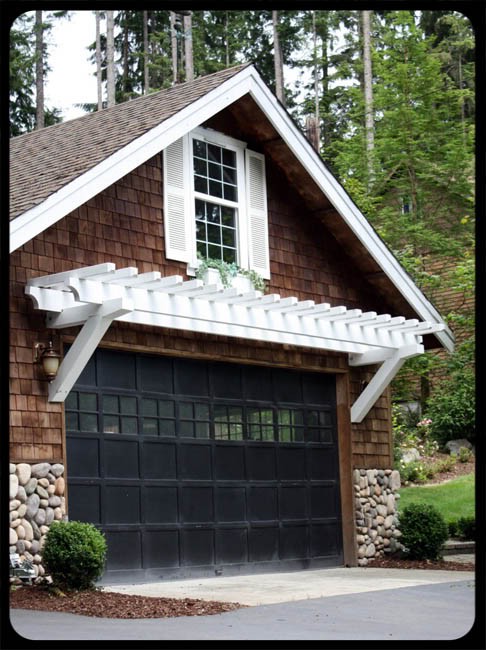 Pergola Over Garage Doors