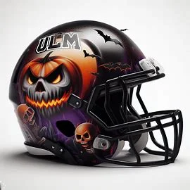 Louisiana–Monroe Warhawks (ULM) Halloween Concept Helmets