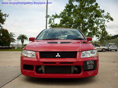 Mitsubishi Lancer Evolution VII in Sepang