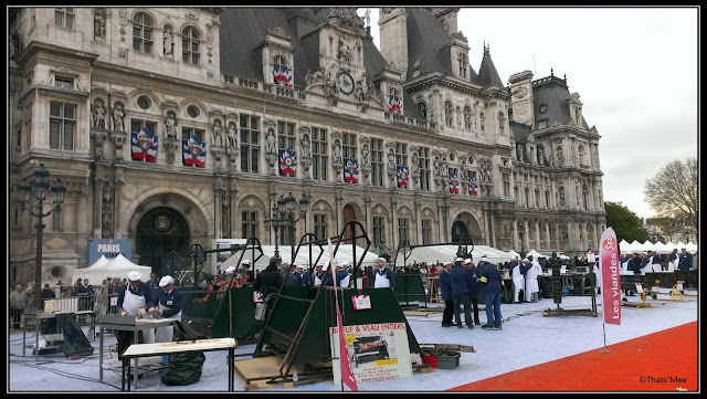 Barbecue Geant La Grande Dégustation 28 avril 2013 Paris, Jurande des bouchers Saint Jacques place mairie Hotel de Ville Paris