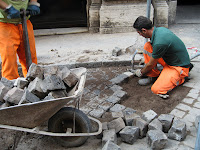 Replacing the cobblestones