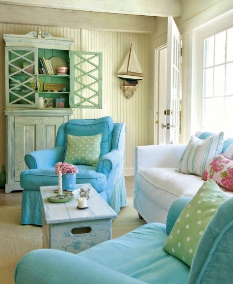 12 Small  Coastal Beach  Theme Living  Room  Ideas  with Great 