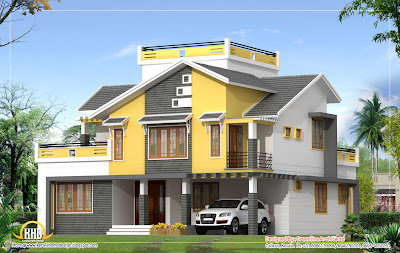 Villa Elevation - 237 Sq M (2550 Sq. Ft) - January 2012