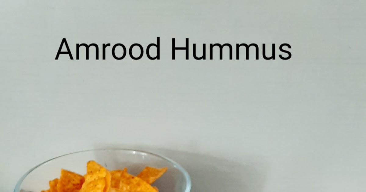 Amrood/Guava Hummus 