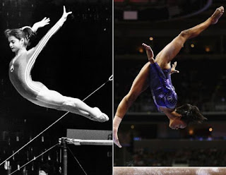 In Celebration Of Gymnastics - Then & Now