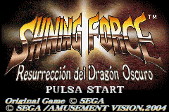 Descarga Rom Shining Force - Resurrection of the Dark Dragon.zip En Español Game Boy Advance GBA