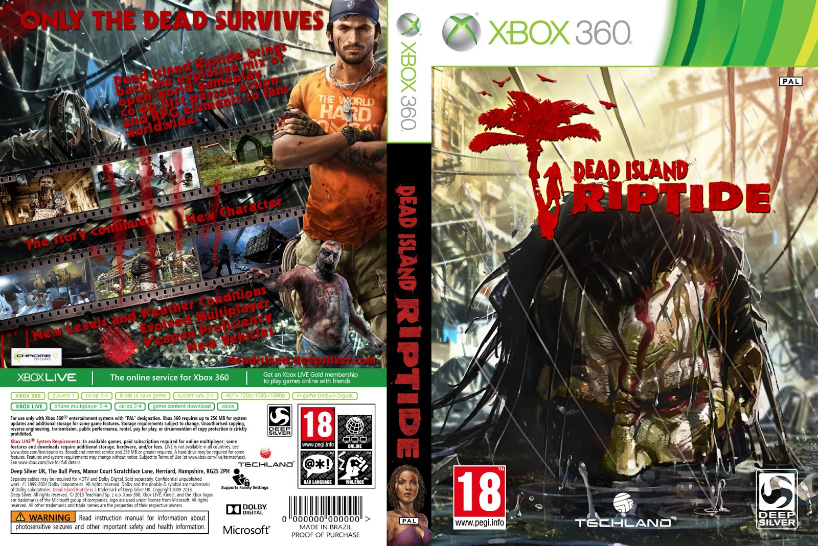 Dead Island Riptide Xbox 360 Mídia Física Usado - Mundo Joy Games - Venda,  Compra e Assistência em Games e Informática