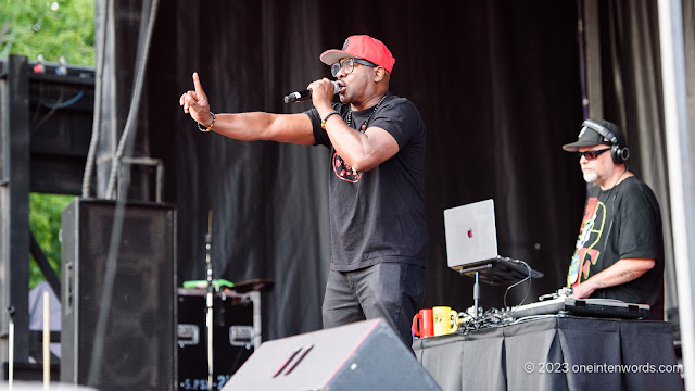 Maestro Fresh Wes at Riverfest Elora 2023 on August 18, 19, 20, 2023 Photo by John Ordean at One In Ten Words oneintenwords.com toronto indie alternative live music blog concert photography pictures photos nikon d750 camera yyz photographer