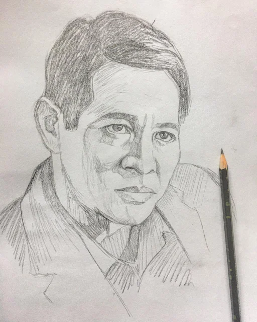 Jet Li Portrait done in 25 Minutes