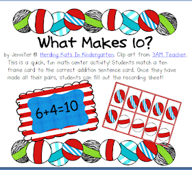 http://www.teacherspayteachers.com/Product/What-Makes-Ten-Matching-Game-207049