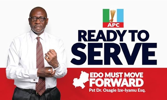 The Edo State we will see under Pastor Osagie Ize-Iyamu as Governor.