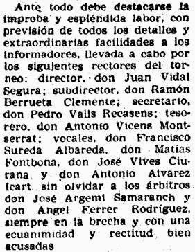 Recorte Mundo Deportivo sobre el Torneo Internacional de Ajedrez Tarragona 1957