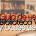 Guía de uso: Biblioteca Virtual y bases de datos