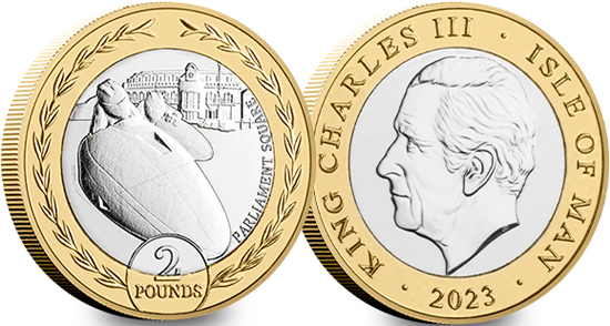 Isle of Man 2 pounds 2023 - Tourist Trophy - Parliament Square