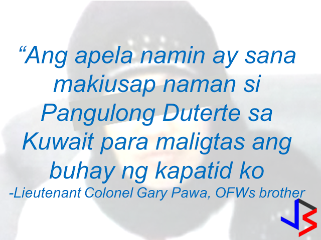 KIN OF OFW SCHEDULED FOR EXECUTION: "PRESIDENT DUTERTE, PLEASE HELP HER..."