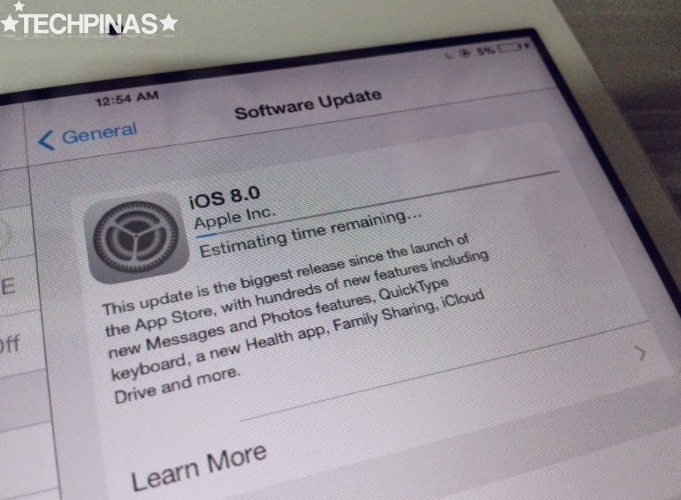 Install iOS8