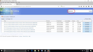 Situs Microsoft Update katalog