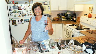 mom happy to take part in the biophotonic portable water unit study