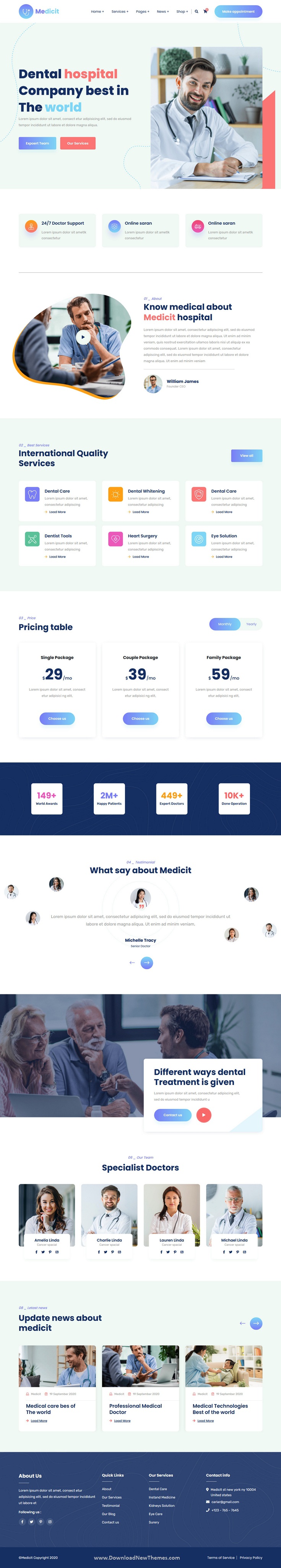 Medical and Health HTML Template