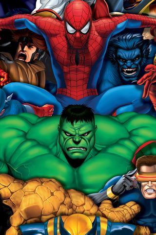 marvel heroes wallpaper. iPhone Wallpaper Marvel Super