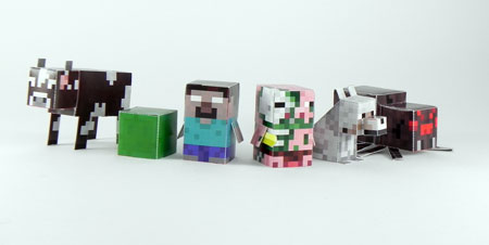 Minecraft Minis Papercraft Batch 2