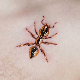 10-Worker-ant-Golden-Tattoo-Jooa-www-designstack-co