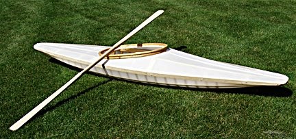 Sarum Boats: Skin-on-frame 'recovery' kayak almost done