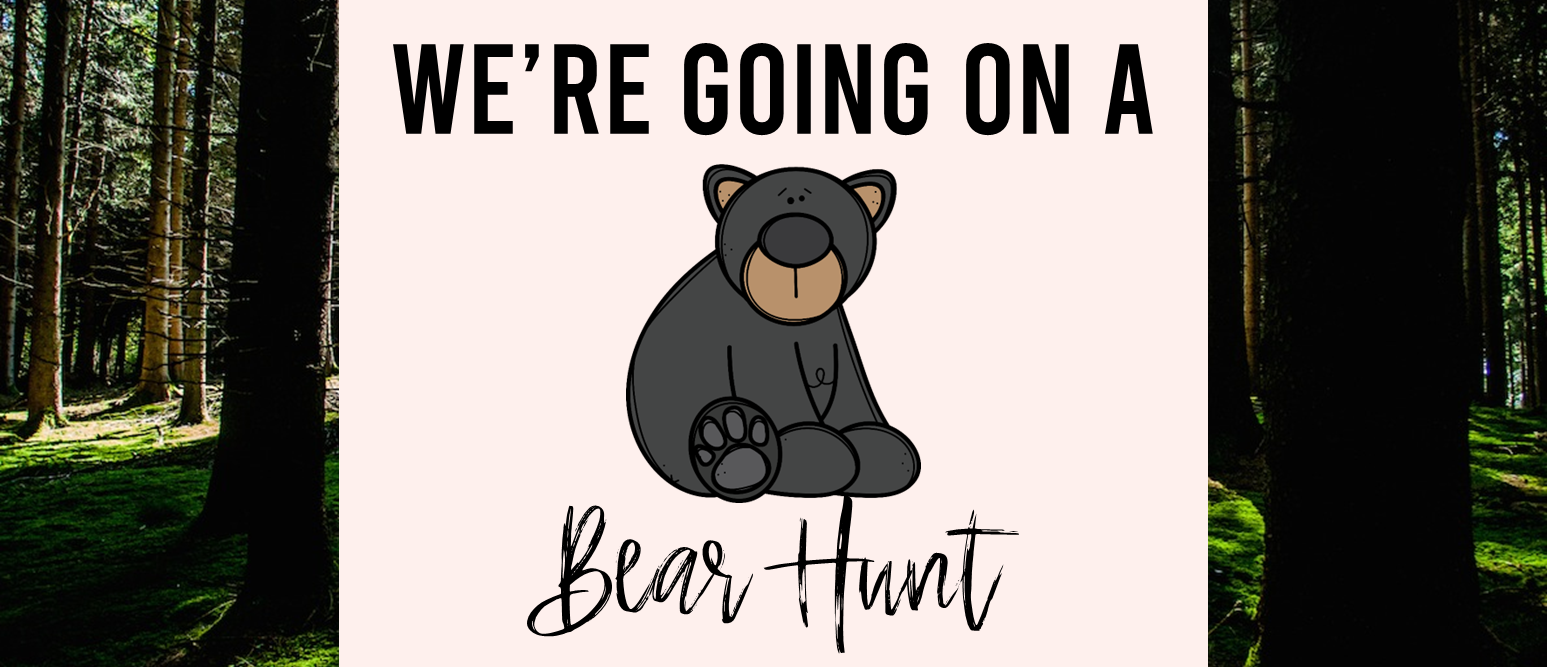 We're Going on a Bear Hunt book activities unit with literacy companion activities and a craftivity for Kindergarten and First Grade