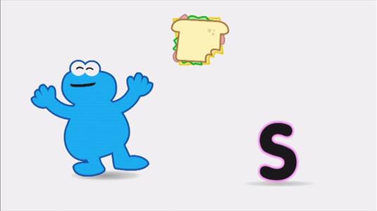 Sesame Street Episode 4514. The song about the sandwich and the letter S is sung by animated Cookie Monster.