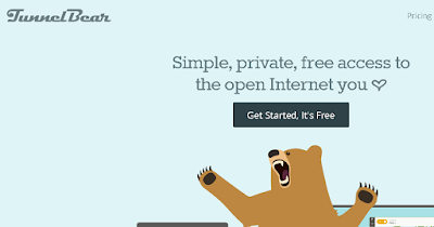 Aplikasi VPN Gratis TunnelBear