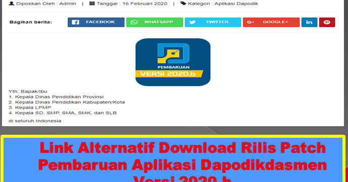 Rinto Kusmiran Link Alternatif Download Rilis Patch Pembaruan Aplikasi
