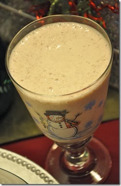 Eggnog Protein Shake