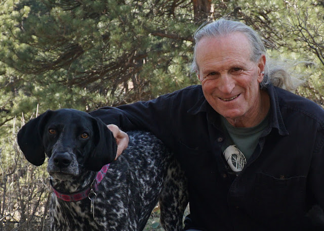 Dr. Marc Bekoff - seen here with dog Minnie - interviewed about his book, Canine Confidential