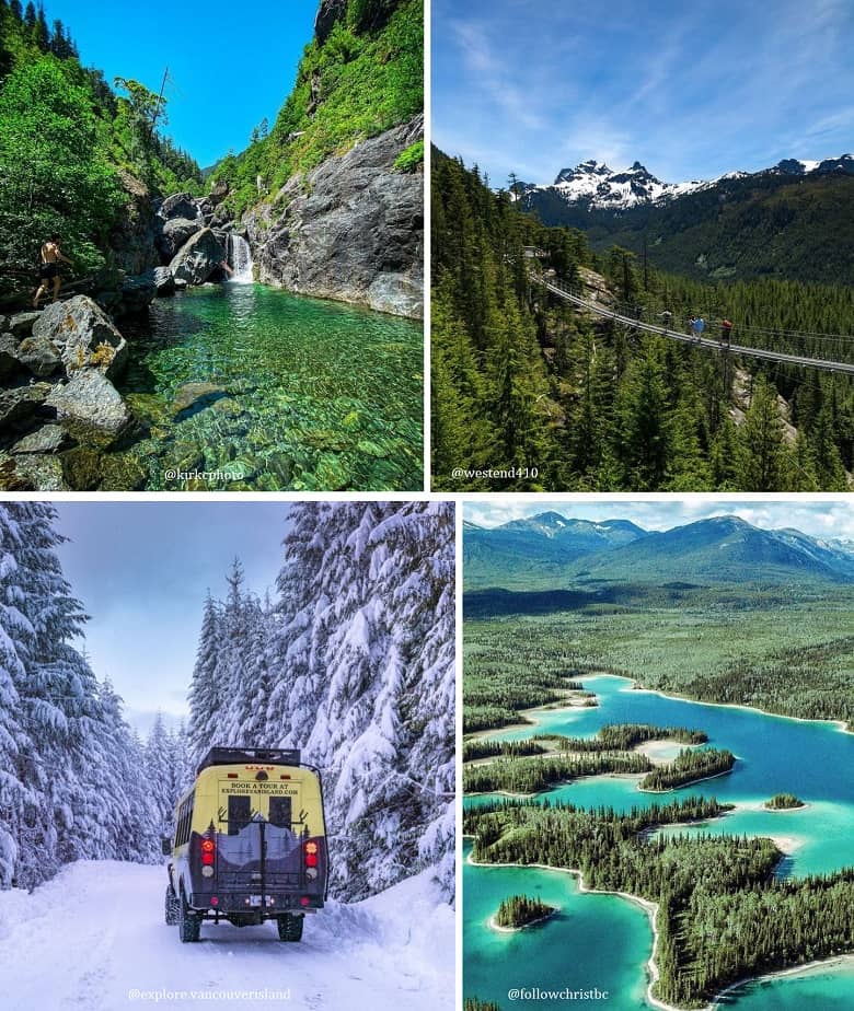 images of Vancouver's nature and mountains