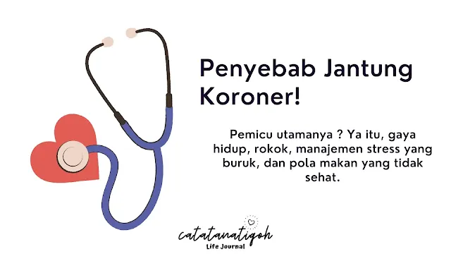 penyebab jantung koroner