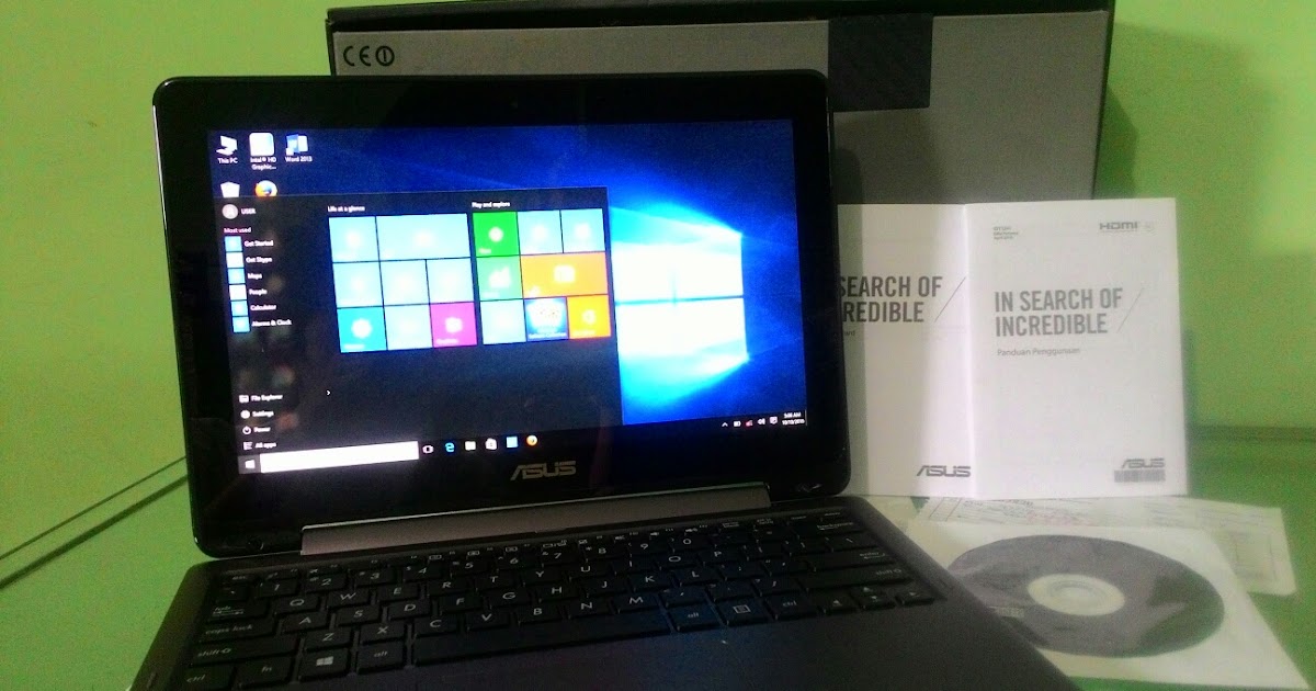 NETBOOK ASUS TP201S Dual Core N3710 Tuchscreen Layar bisa 