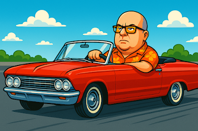 Let's go riding, cruising down the open road, we can put the top down, listen to the radio!