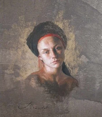 Portrait painting Nathalie Picoulet
