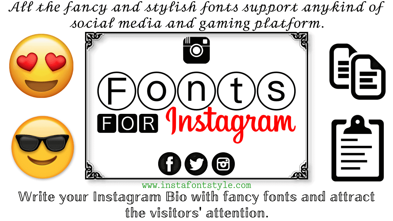 Stylish Fonts for Instagram 2022 (🅰🅳 ⓕⓡⓔⓔ)