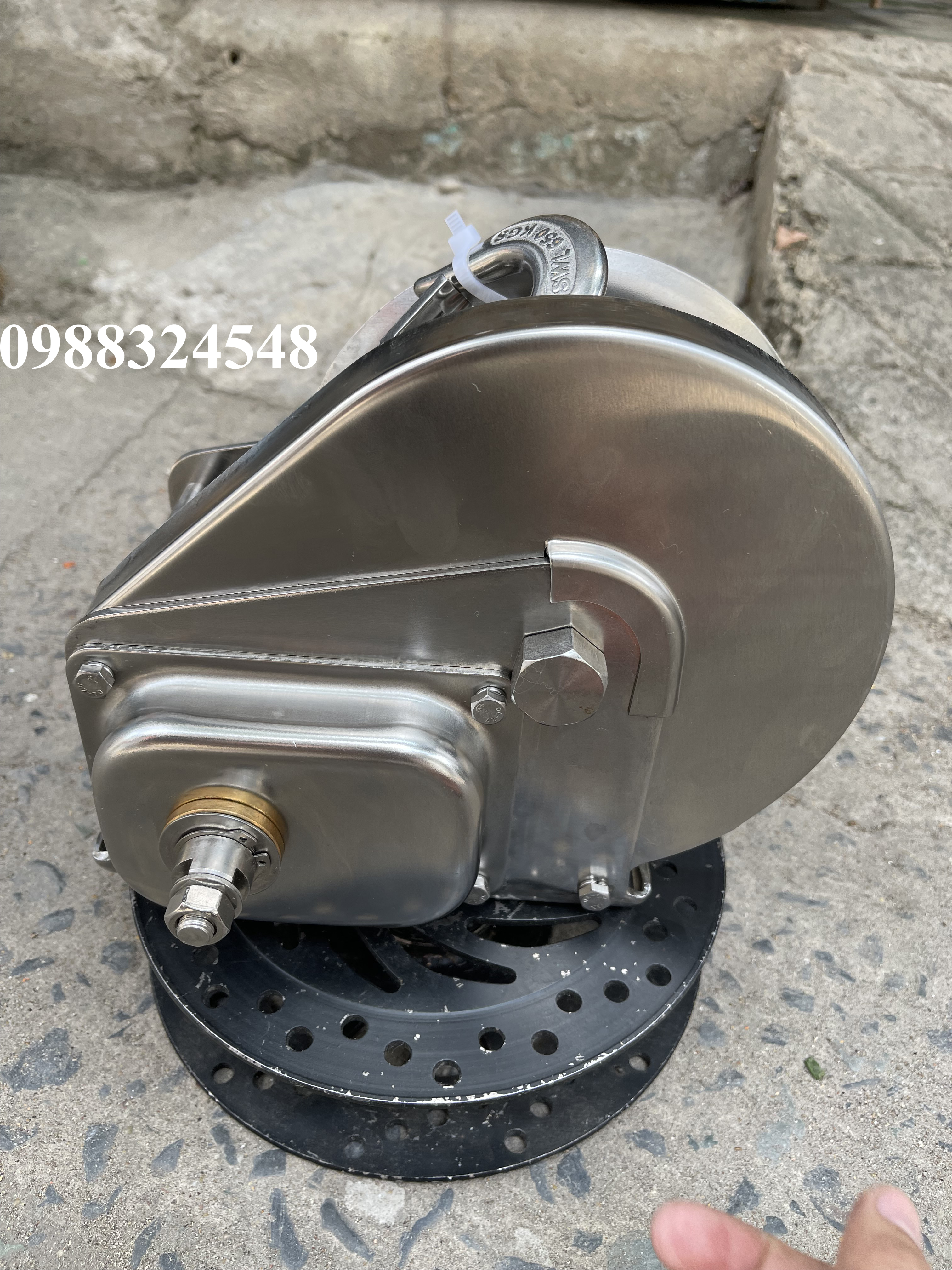 Tời quay tay (inox 304) Riken 1800lbs HM-1800W-SS / HM-1800W-SS Riken Hand Winch