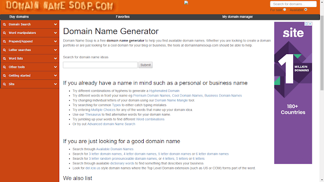 Domain Name Generators, Best Domain Name Generators, free domain name generators, Catchy Names For Websites,  Domain name generator, Random domain name generator