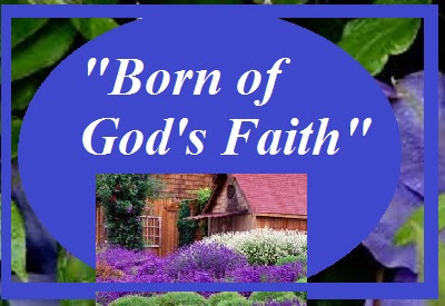 So, let me cut right to the chase.  What if I were to say to you, "You are born of God's faith?"  Look, when we died with Jesus and arose with Jesus (Romans 6) He was the Door and the Way for the Father to enter through and seek out every person and join them together with  Himself as One.