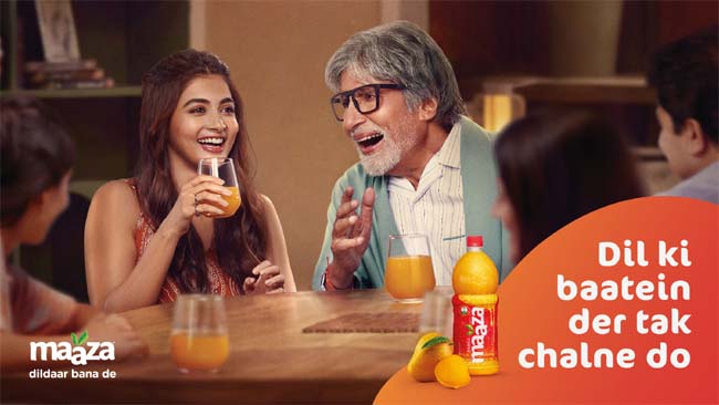 This festive season, Maaza’s new campaign seeks to evoke the feeling of togetherness amongst loved ones #DildaarBanaDe