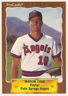 Marvin Cobb 1990 Palm Springs Angels card