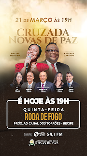 CRIAÇÃO DE CARTAZ DE CRUZADA EVANGELISTICA NOVAS DE PAZ DALETE HUNGRYA, ESTEVES JACINTO, CLARISSA TERCIO, PASTOR JUNIOR TERCIO, PASTOR FRANCISCO TÉRCIO, GIL TÉRCIO, SANDRO TÉRCIO, RÁDIO NOVASD E PAZ