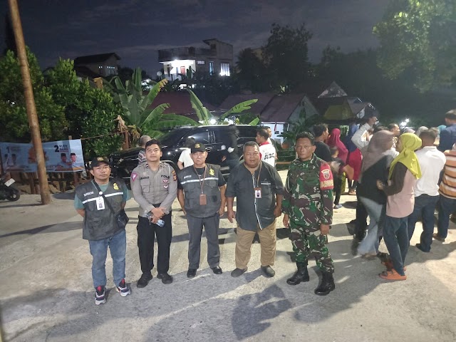 Monitoring Kampanye Paslon Nomor 1 di Telaga Sari, Polresta Balikpapan Pastikan Situasi Aman