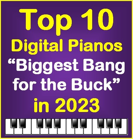 dollar lokalisere vurdere TOP 10 Digital Pianos | "Biggest Bang for the Buck in 2023!"