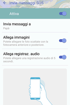 Inviare messaggi di SOS con il cellulare android